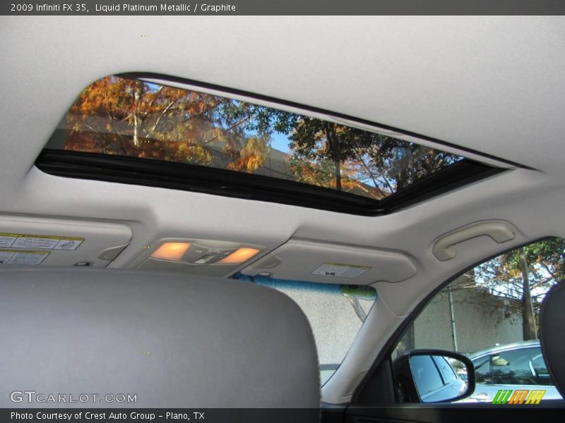 Liquid Platinum Metallic / Graphite 2009 Infiniti FX 35