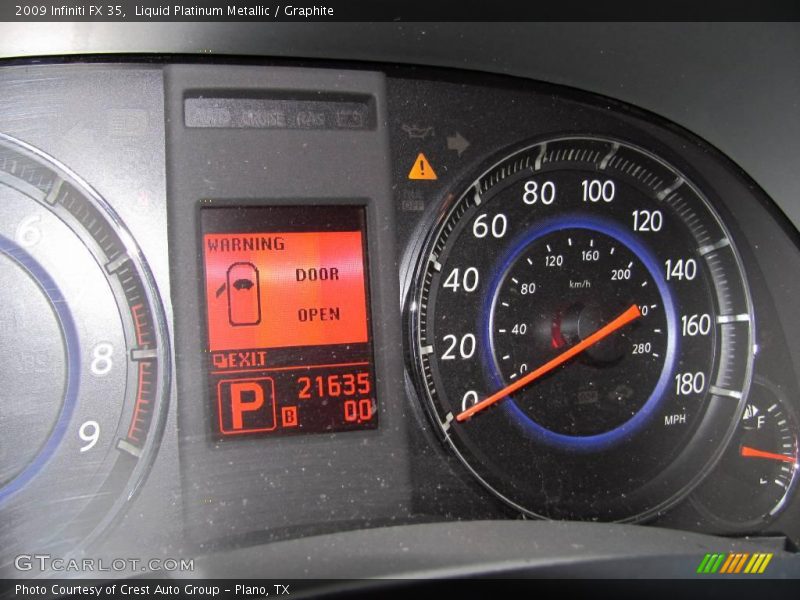 Liquid Platinum Metallic / Graphite 2009 Infiniti FX 35