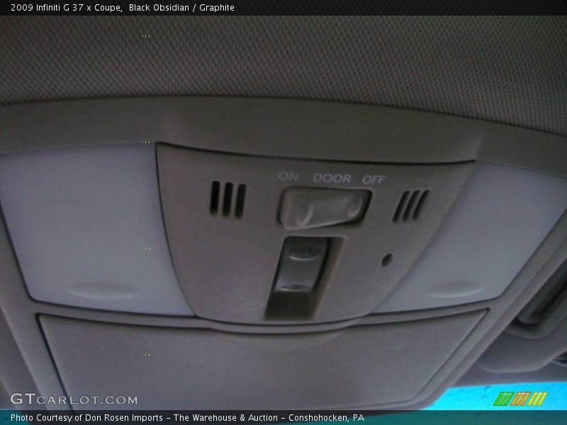 Black Obsidian / Graphite 2009 Infiniti G 37 x Coupe