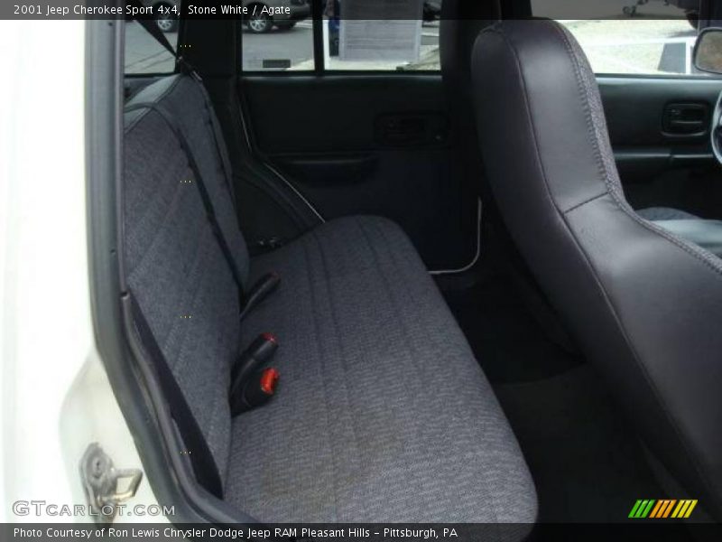 Stone White / Agate 2001 Jeep Cherokee Sport 4x4