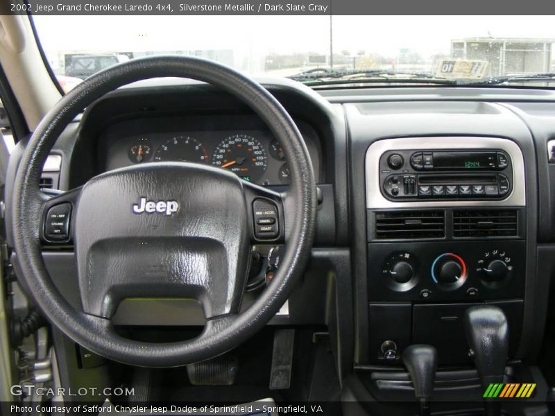 Silverstone Metallic / Dark Slate Gray 2002 Jeep Grand Cherokee Laredo 4x4