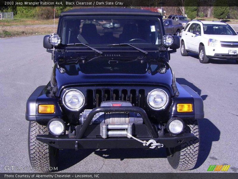 Black Clearcoat / Dark Slate Gray 2003 Jeep Wrangler Rubicon 4x4