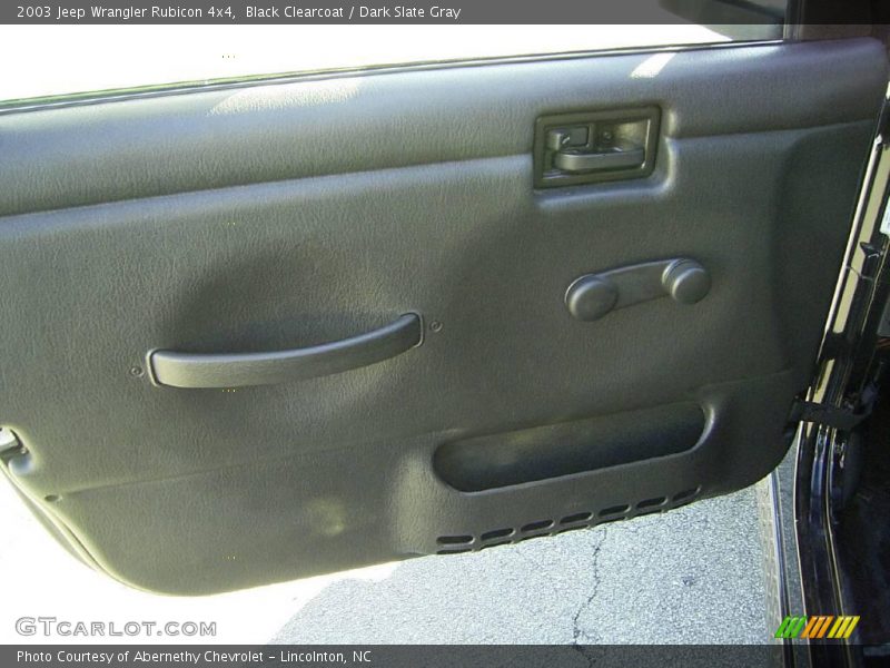 Black Clearcoat / Dark Slate Gray 2003 Jeep Wrangler Rubicon 4x4