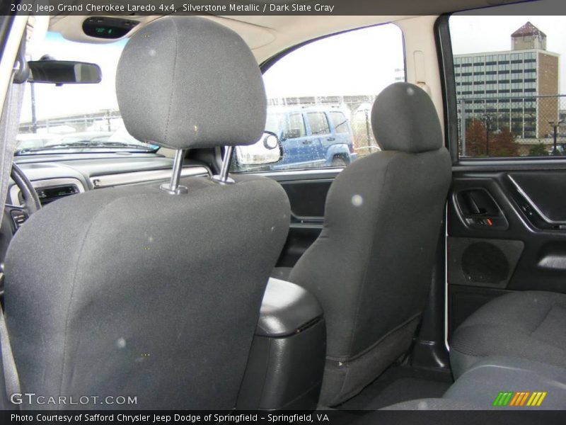 Silverstone Metallic / Dark Slate Gray 2002 Jeep Grand Cherokee Laredo 4x4