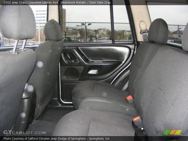 Silverstone Metallic / Dark Slate Gray 2002 Jeep Grand Cherokee Laredo 4x4