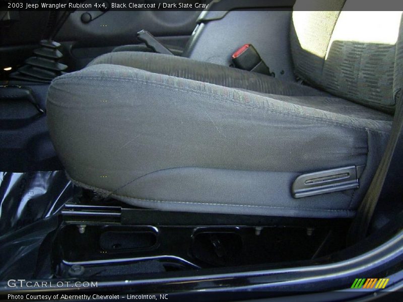Black Clearcoat / Dark Slate Gray 2003 Jeep Wrangler Rubicon 4x4
