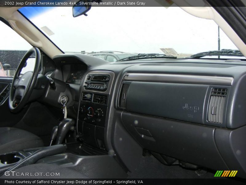 Silverstone Metallic / Dark Slate Gray 2002 Jeep Grand Cherokee Laredo 4x4