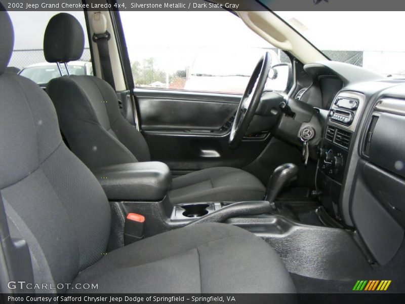 Silverstone Metallic / Dark Slate Gray 2002 Jeep Grand Cherokee Laredo 4x4