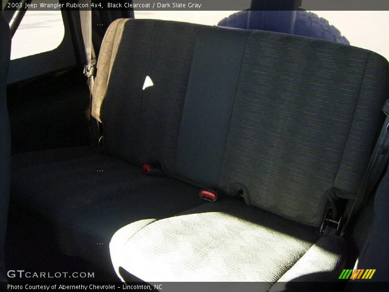 Black Clearcoat / Dark Slate Gray 2003 Jeep Wrangler Rubicon 4x4
