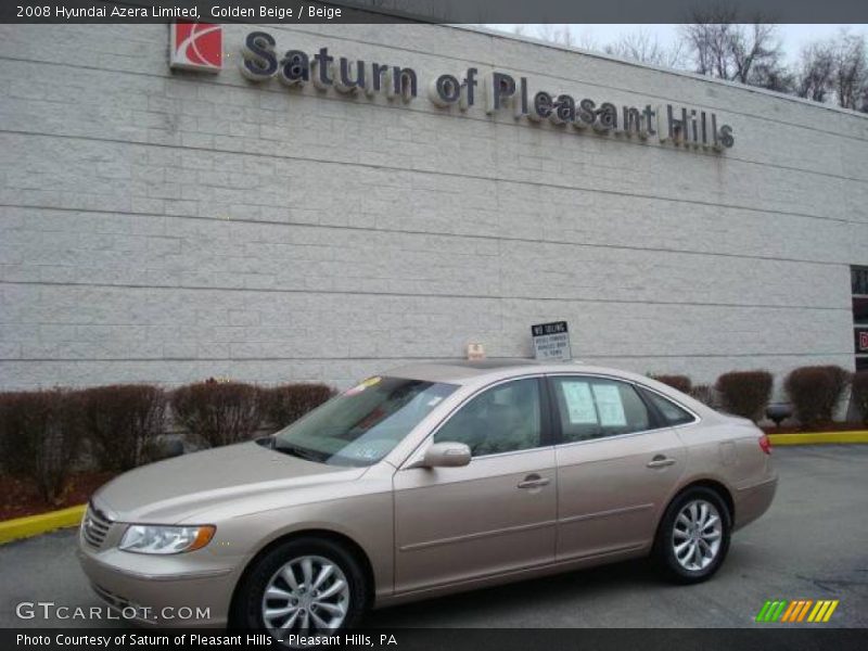Golden Beige / Beige 2008 Hyundai Azera Limited