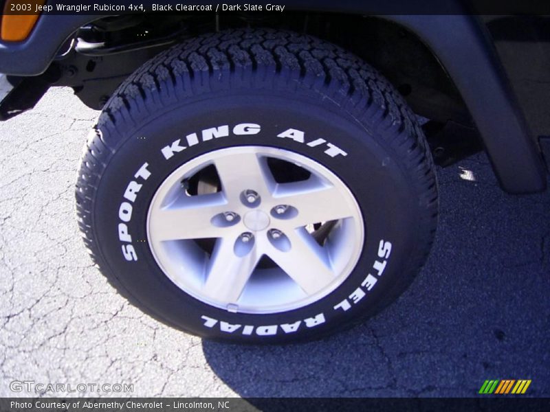 Black Clearcoat / Dark Slate Gray 2003 Jeep Wrangler Rubicon 4x4