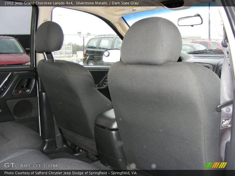 Silverstone Metallic / Dark Slate Gray 2002 Jeep Grand Cherokee Laredo 4x4