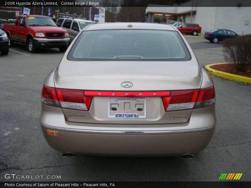 Golden Beige / Beige 2008 Hyundai Azera Limited
