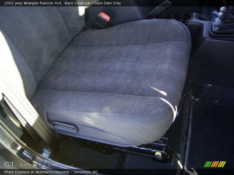 Black Clearcoat / Dark Slate Gray 2003 Jeep Wrangler Rubicon 4x4