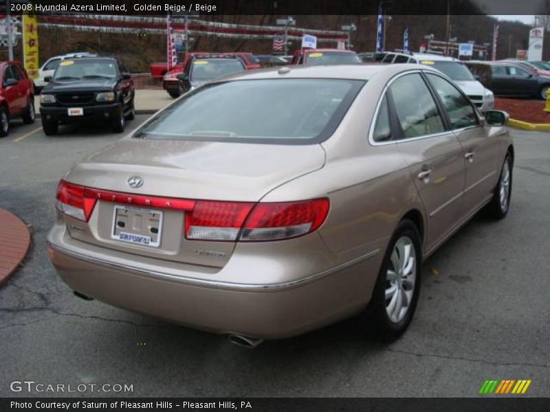 Golden Beige / Beige 2008 Hyundai Azera Limited