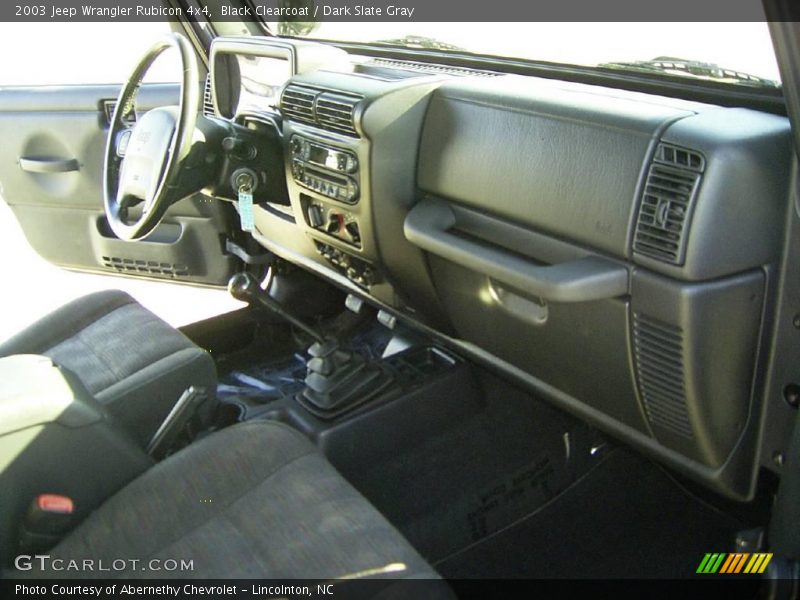 Black Clearcoat / Dark Slate Gray 2003 Jeep Wrangler Rubicon 4x4