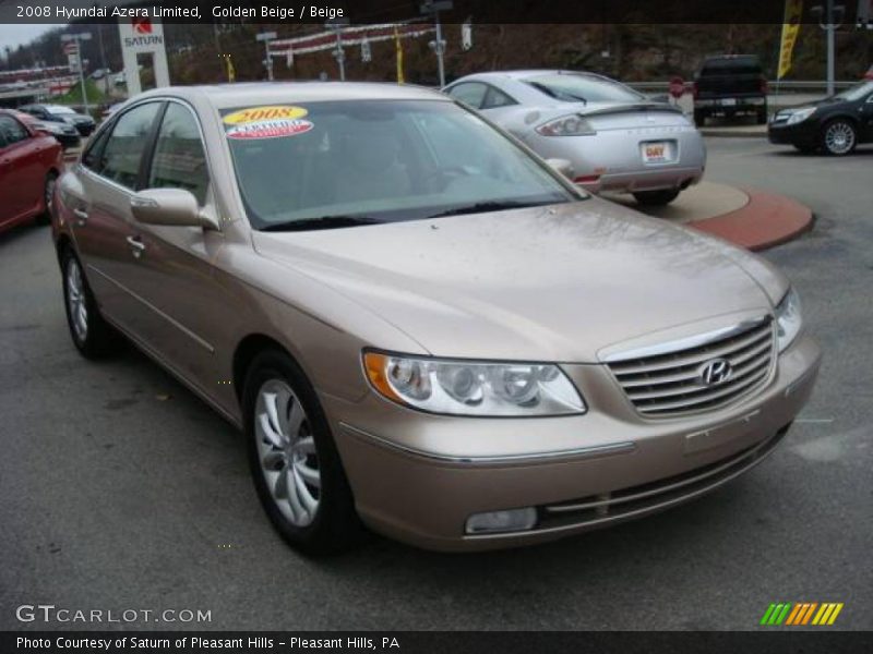 Golden Beige / Beige 2008 Hyundai Azera Limited