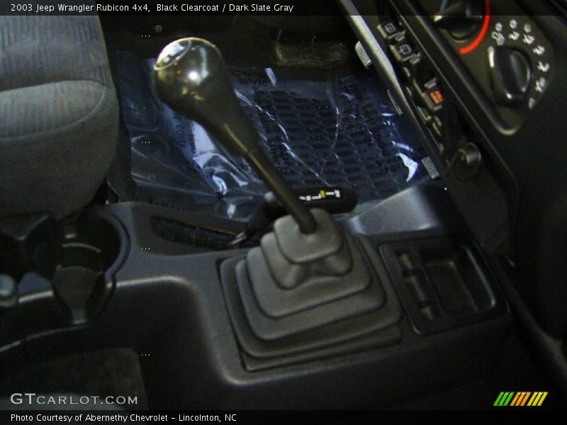 Black Clearcoat / Dark Slate Gray 2003 Jeep Wrangler Rubicon 4x4