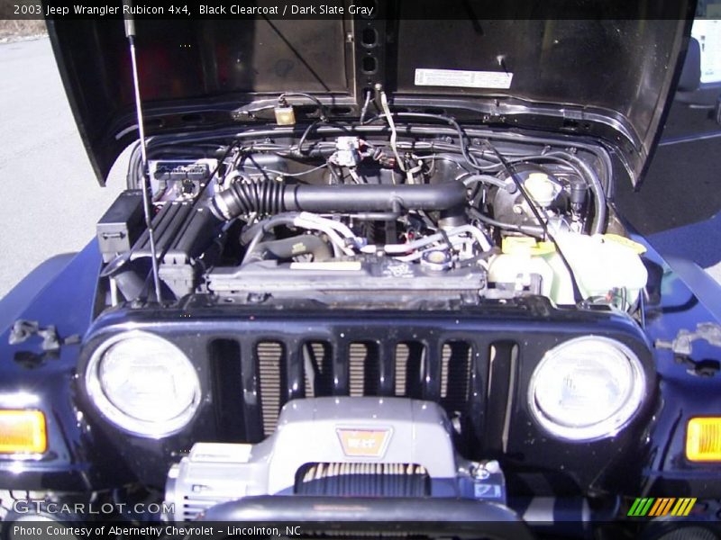 Black Clearcoat / Dark Slate Gray 2003 Jeep Wrangler Rubicon 4x4
