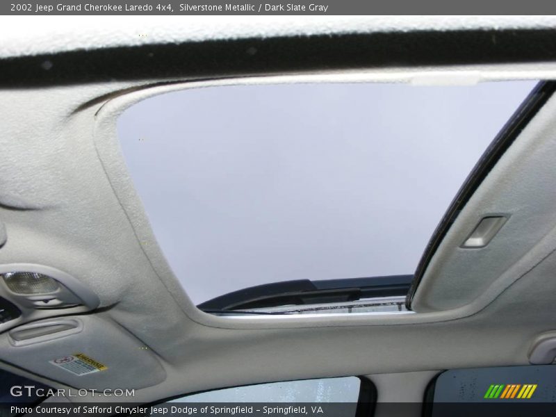 Silverstone Metallic / Dark Slate Gray 2002 Jeep Grand Cherokee Laredo 4x4