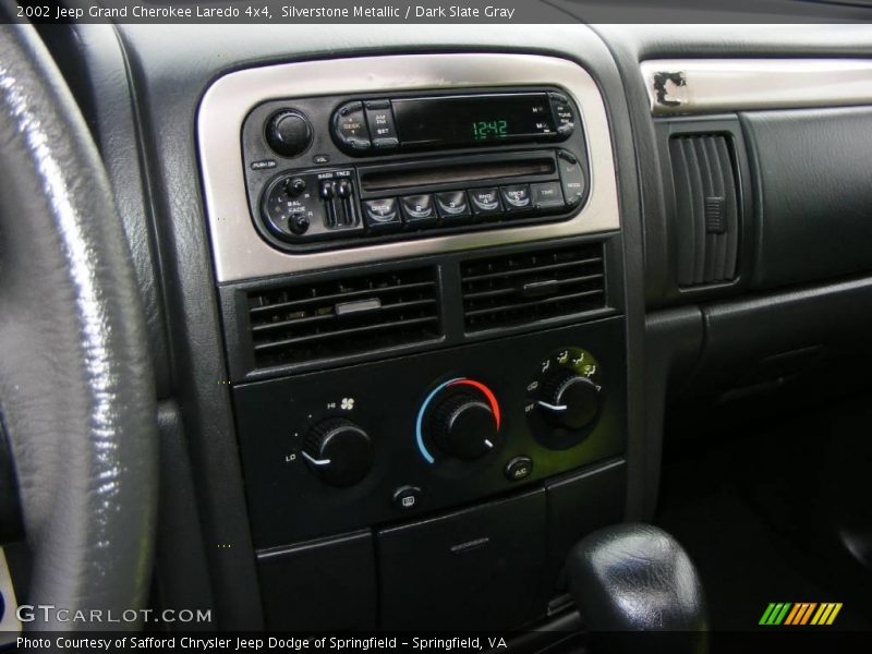 Silverstone Metallic / Dark Slate Gray 2002 Jeep Grand Cherokee Laredo 4x4