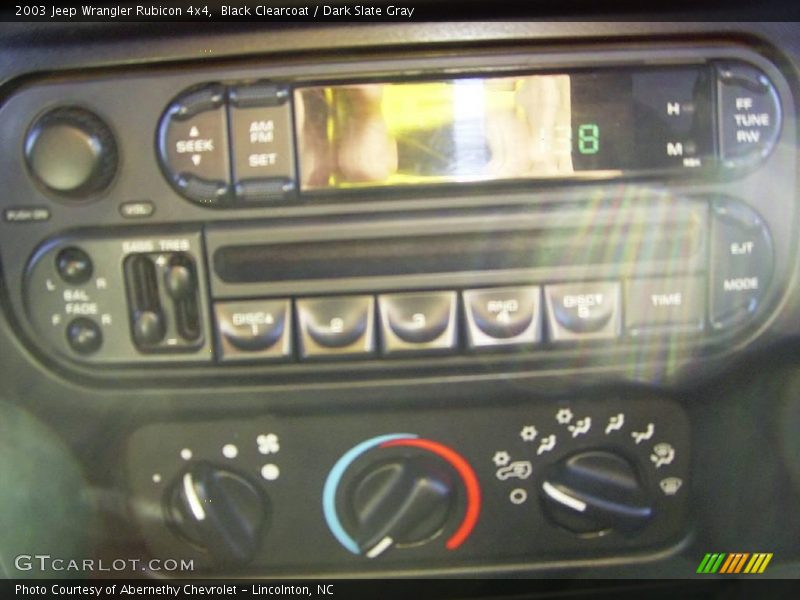 Black Clearcoat / Dark Slate Gray 2003 Jeep Wrangler Rubicon 4x4