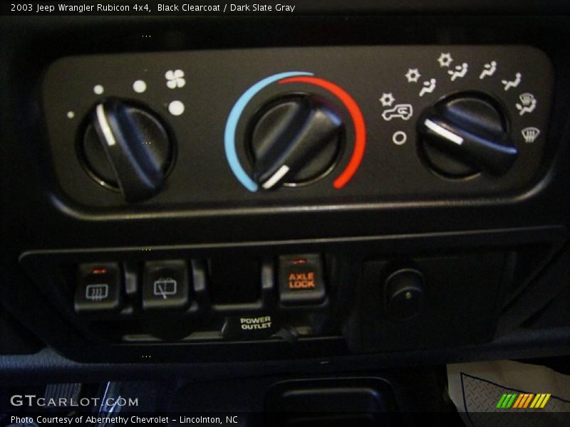 Black Clearcoat / Dark Slate Gray 2003 Jeep Wrangler Rubicon 4x4