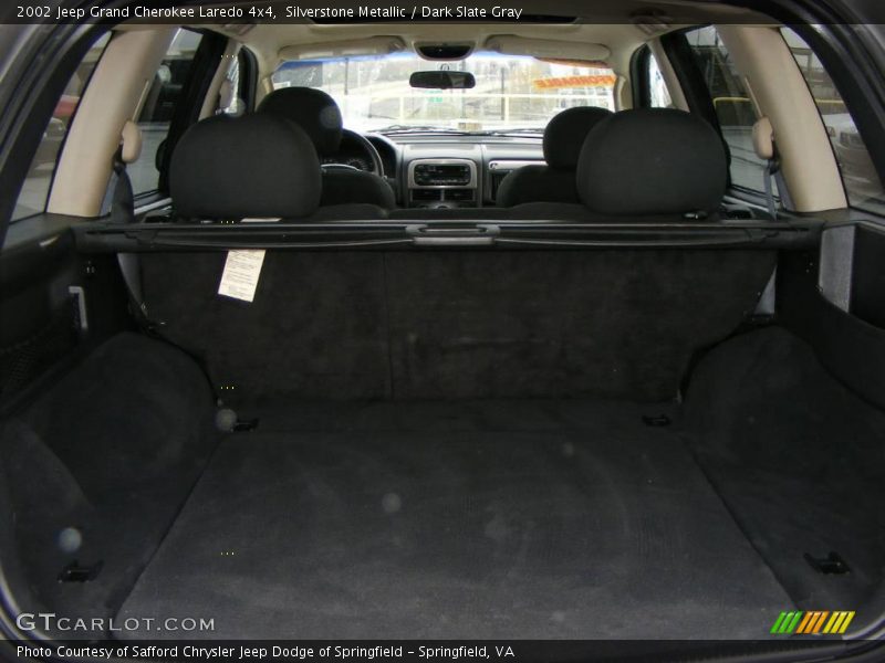 Silverstone Metallic / Dark Slate Gray 2002 Jeep Grand Cherokee Laredo 4x4