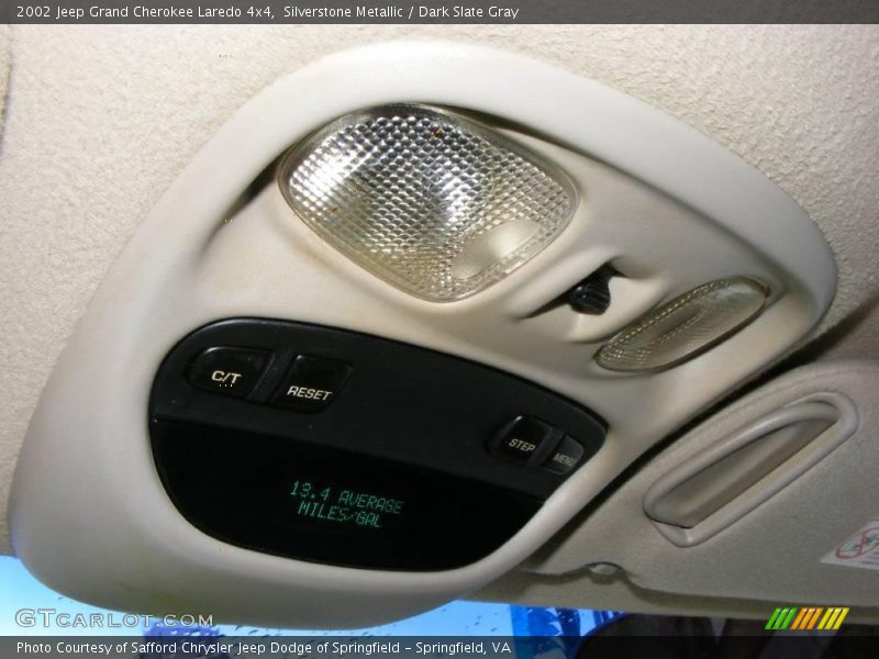 Silverstone Metallic / Dark Slate Gray 2002 Jeep Grand Cherokee Laredo 4x4