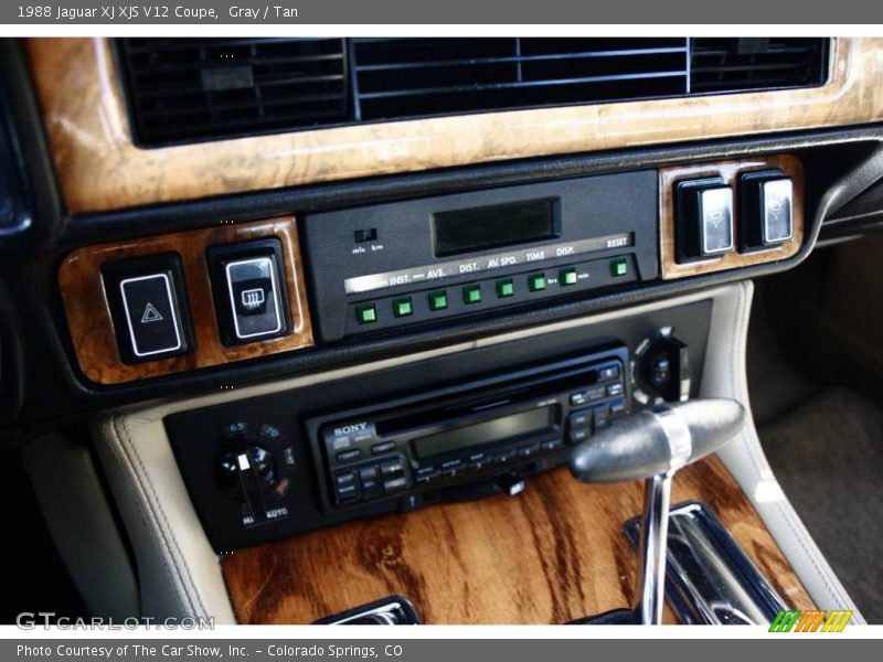 Gray / Tan 1988 Jaguar XJ XJS V12 Coupe