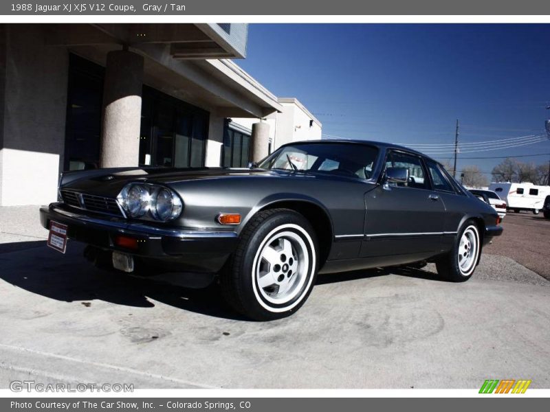 Gray / Tan 1988 Jaguar XJ XJS V12 Coupe