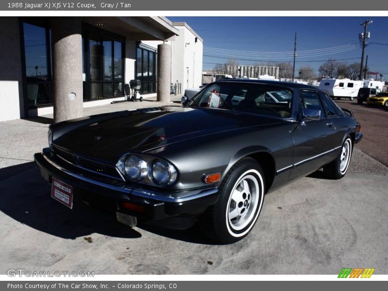 Gray / Tan 1988 Jaguar XJ XJS V12 Coupe