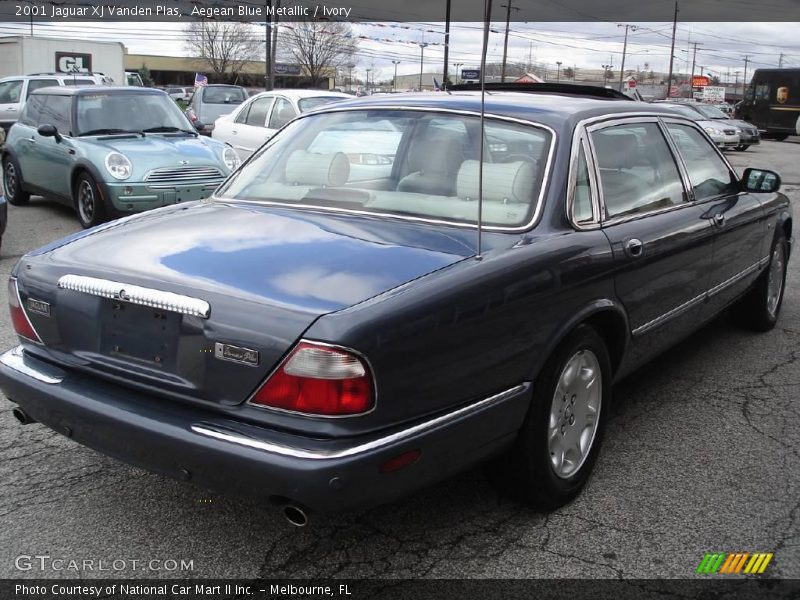 Aegean Blue Metallic / Ivory 2001 Jaguar XJ Vanden Plas