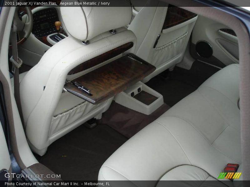 Aegean Blue Metallic / Ivory 2001 Jaguar XJ Vanden Plas