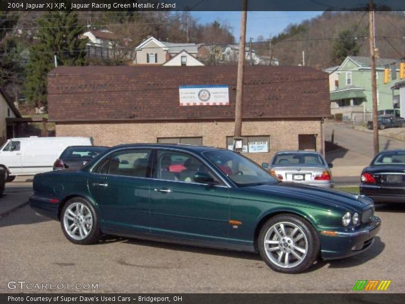 Jaguar Racing Green Metallic / Sand 2004 Jaguar XJ XJR