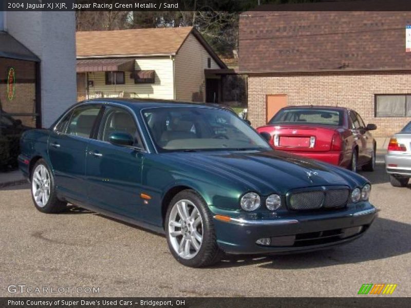 Jaguar Racing Green Metallic / Sand 2004 Jaguar XJ XJR