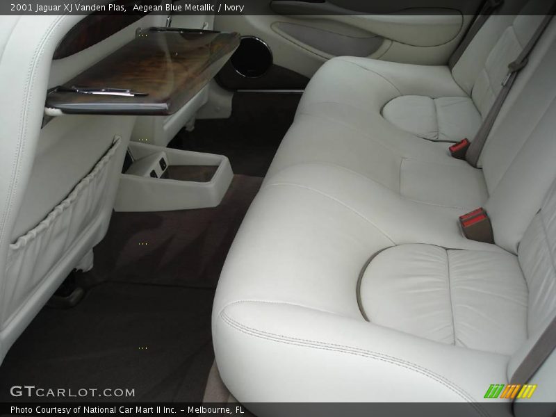 Aegean Blue Metallic / Ivory 2001 Jaguar XJ Vanden Plas