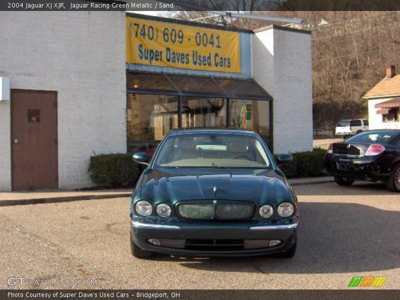 Jaguar Racing Green Metallic / Sand 2004 Jaguar XJ XJR