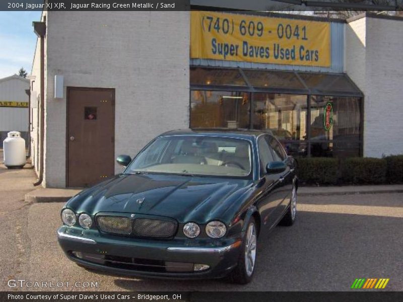 Jaguar Racing Green Metallic / Sand 2004 Jaguar XJ XJR