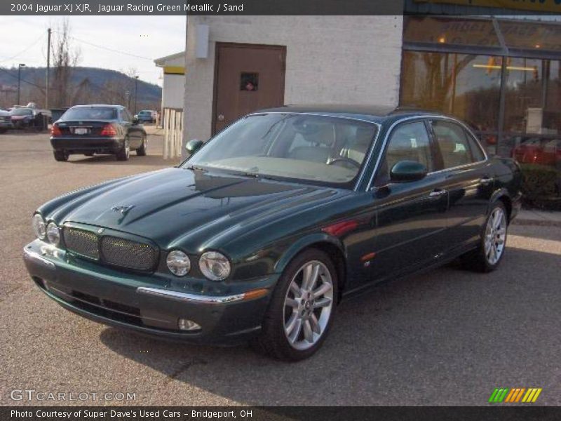 Jaguar Racing Green Metallic / Sand 2004 Jaguar XJ XJR