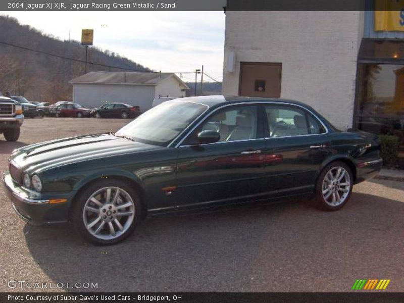 Jaguar Racing Green Metallic / Sand 2004 Jaguar XJ XJR