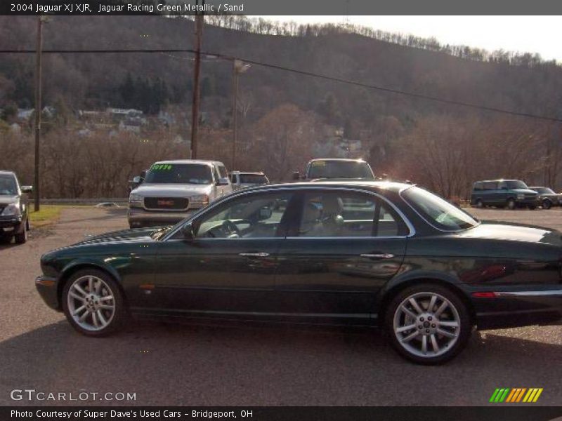 Jaguar Racing Green Metallic / Sand 2004 Jaguar XJ XJR