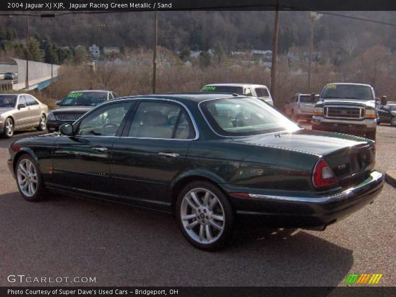 Jaguar Racing Green Metallic / Sand 2004 Jaguar XJ XJR