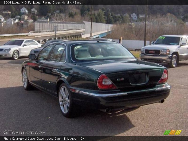 Jaguar Racing Green Metallic / Sand 2004 Jaguar XJ XJR
