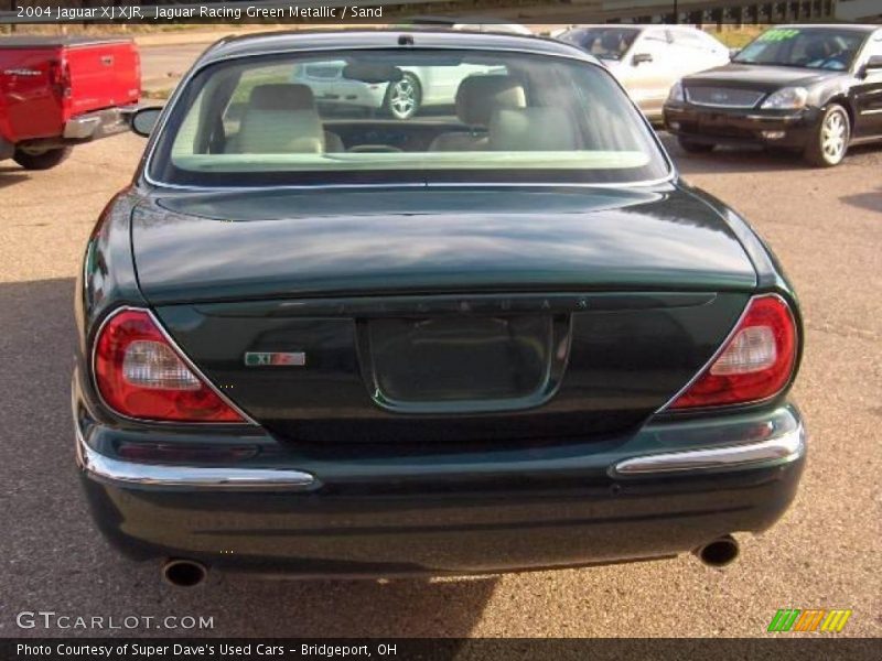 Jaguar Racing Green Metallic / Sand 2004 Jaguar XJ XJR