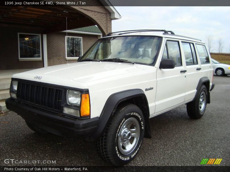 Stone White / Tan 1996 Jeep Cherokee SE 4WD