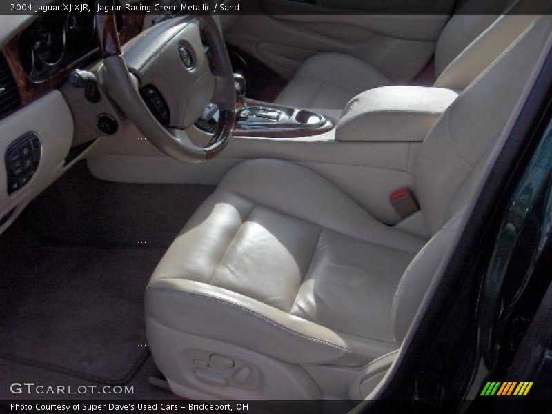 Jaguar Racing Green Metallic / Sand 2004 Jaguar XJ XJR