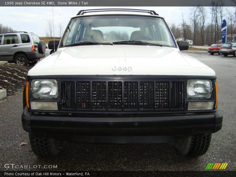 Stone White / Tan 1996 Jeep Cherokee SE 4WD