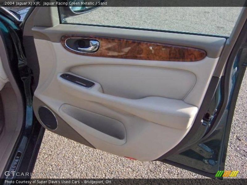 Jaguar Racing Green Metallic / Sand 2004 Jaguar XJ XJR