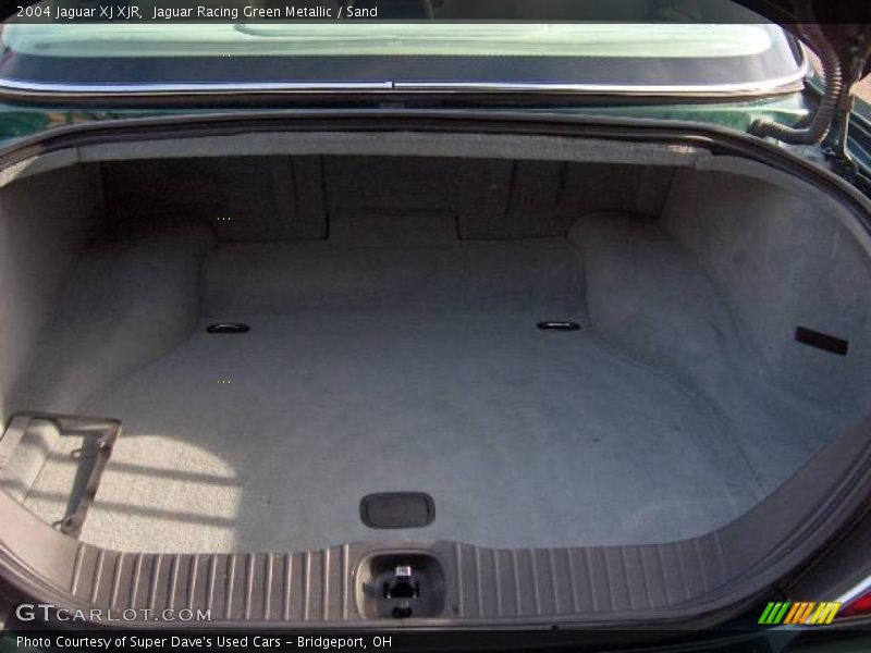 Jaguar Racing Green Metallic / Sand 2004 Jaguar XJ XJR